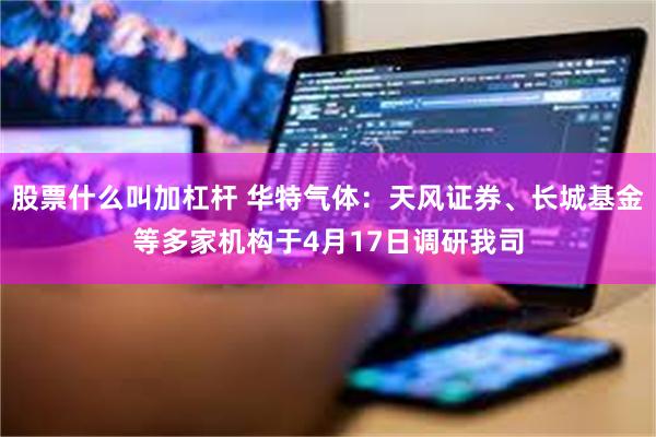 股票什么叫加杠杆 华特气体：天风证券、长城基金等多家机构于4月17日调研我司