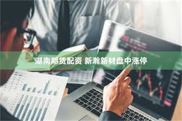 湖南期货配资 新瀚新材盘中涨停